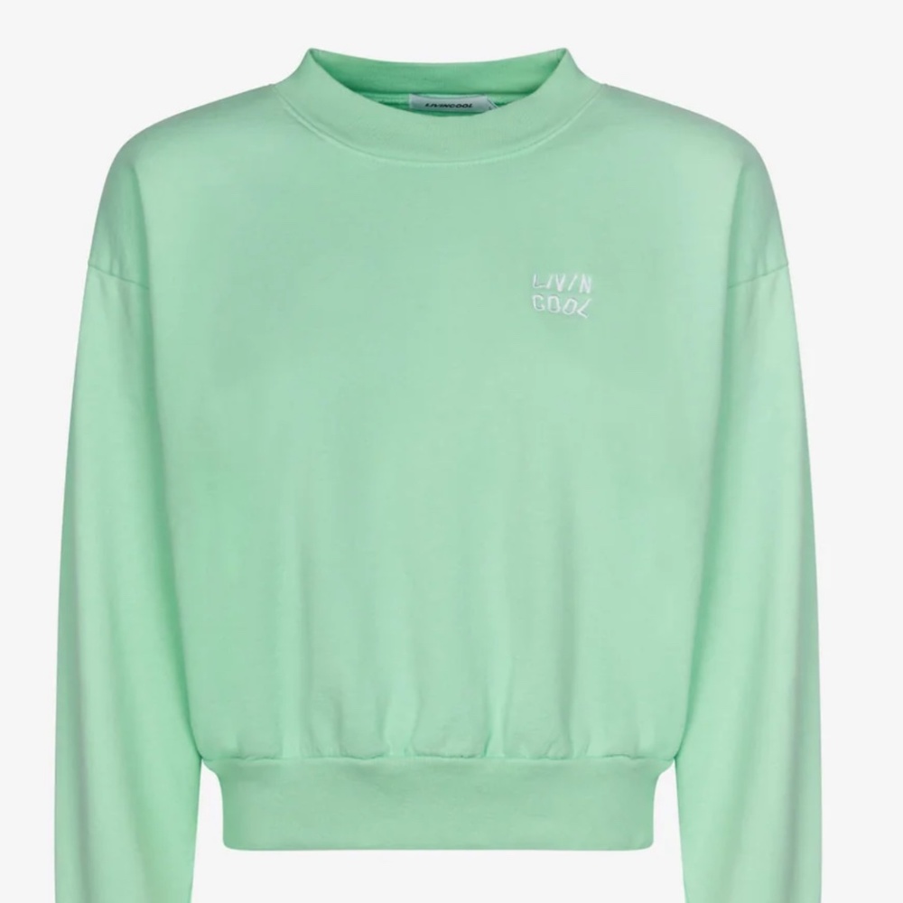 LIVIN COOL Essential Women's Crewneck Sweatshirt Mint